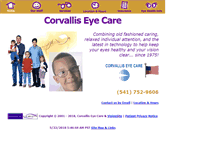 Tablet Screenshot of corvalliseye.com